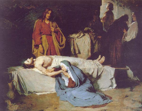 Antonio Ciseri Pieta. Attributed To Antonio Ciseri oil painting picture